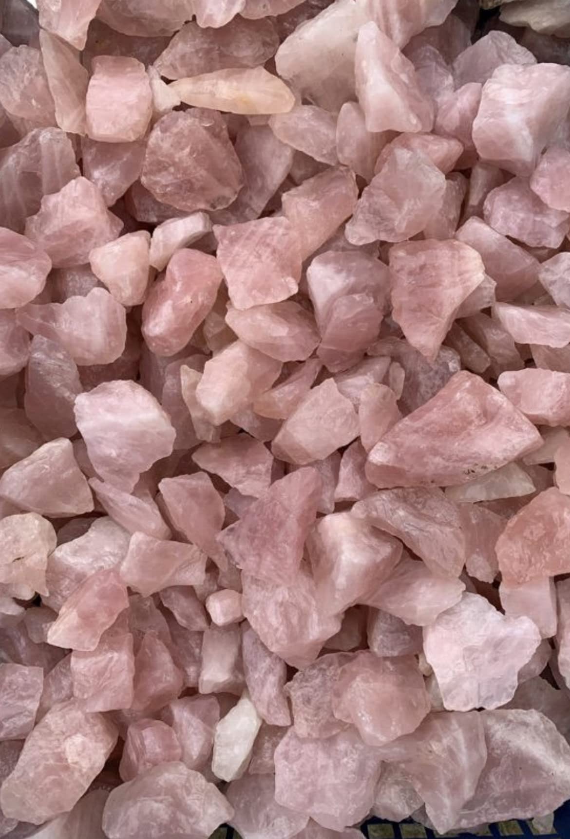 Shropshire Crystals Rough Rose Quartz for Tumbling (3lb)