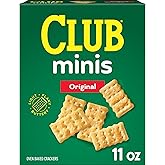 Club Minis Crackers, Lunch Snack, Original, 11oz Box