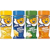 Kernel Seasons 4 Pack Seasoning Kit (Butter,Garlic Parmesan,White Cheddar,Nacho Cheddar)