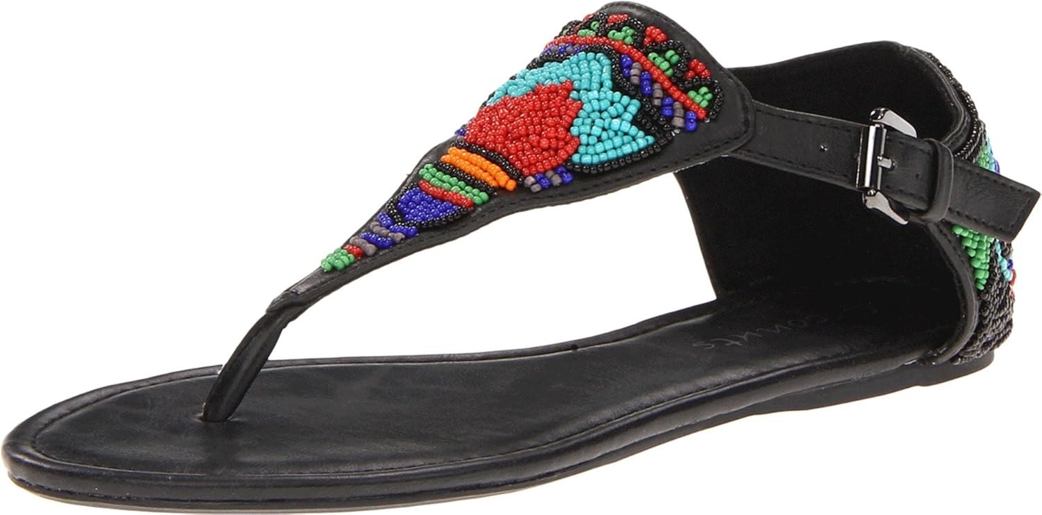 Amazon.com | Coconuts by Matisse Women's Navajo, Black, 9 M US | Flip-Flops