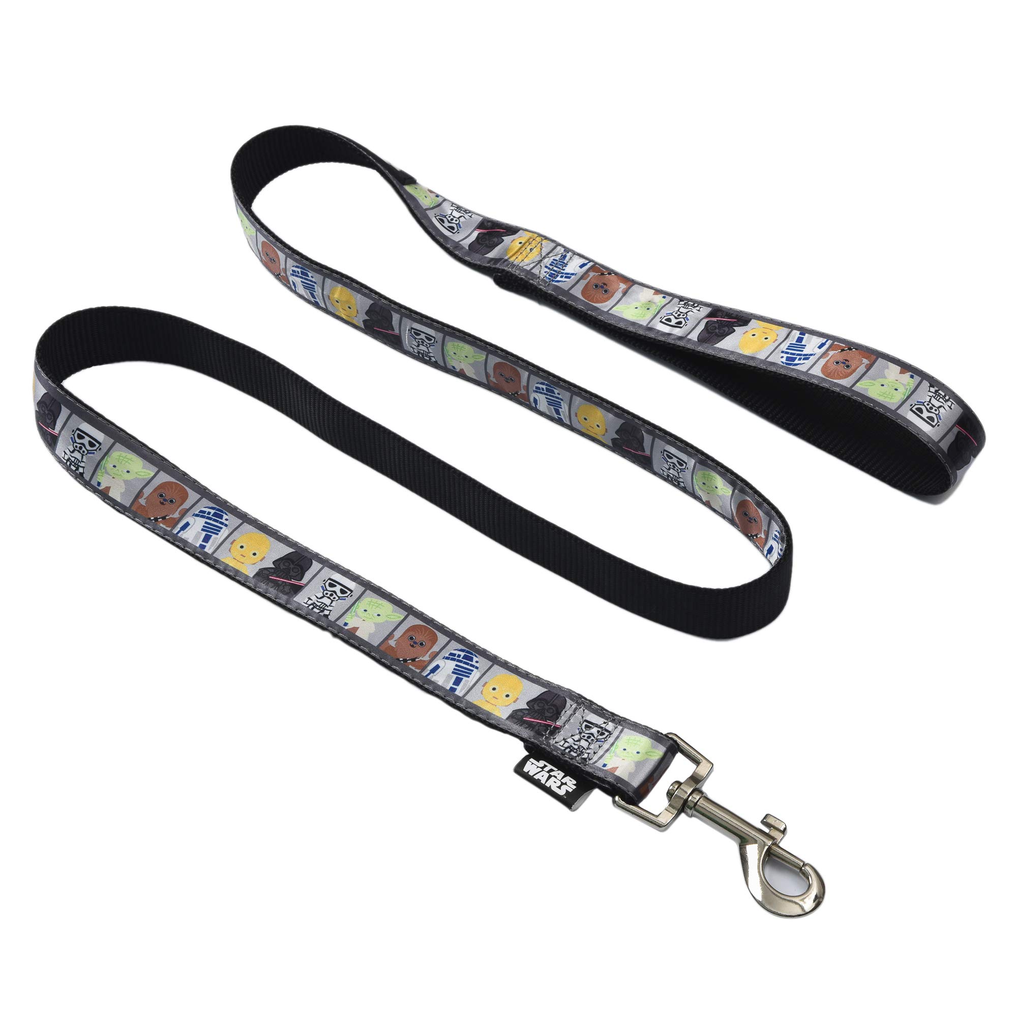 Star Wars All Star Characters 4 Foot Dog Leash | 4 ft Dog Leash Easily Attaches to Any Dog Collar or Harness | Star Wars Characters Nylon Dog Leash 48 inches for All Dogs