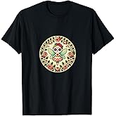 Cute Sugar Skull Fairy Illustration fun Art day of the dead T-Shirt