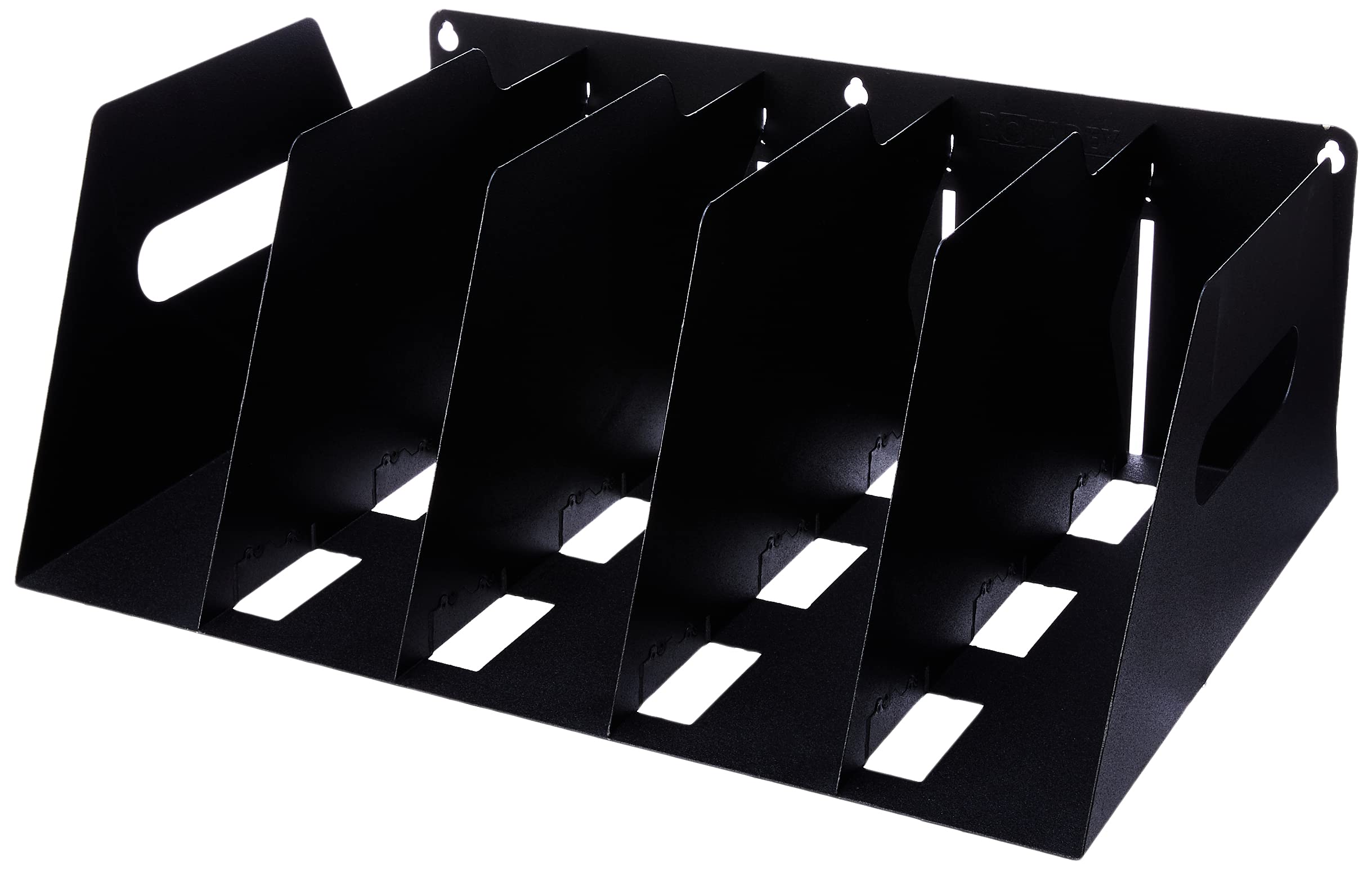 Rotadex 5-Section Lever Arch Filing Rack Black LAR5Black