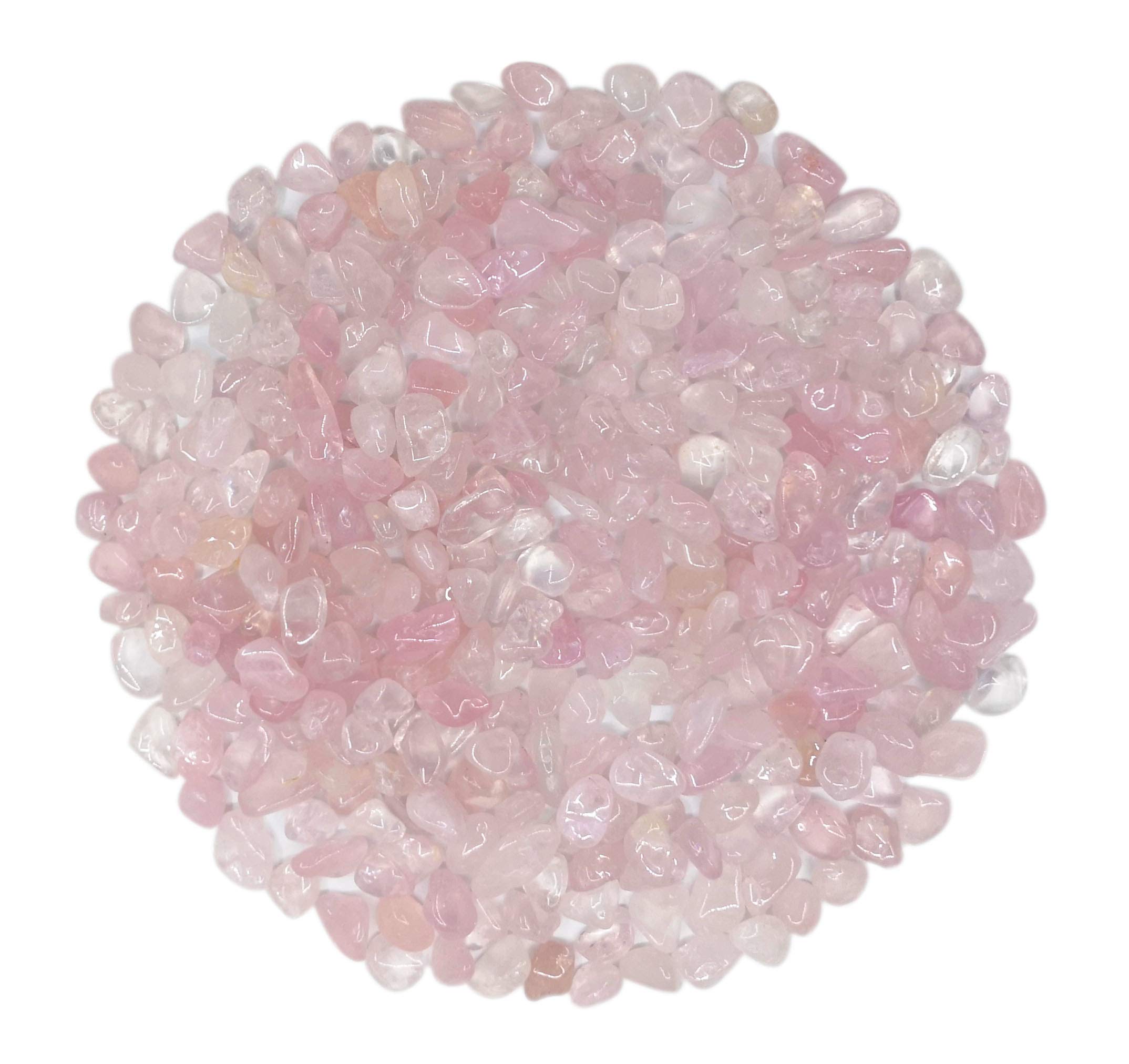Mina Heal 1 LB Small Size Rose Quartz Rough Crystals, Natural & Genuine, for Wicca Reiki Crystal Healing Meditation Deco