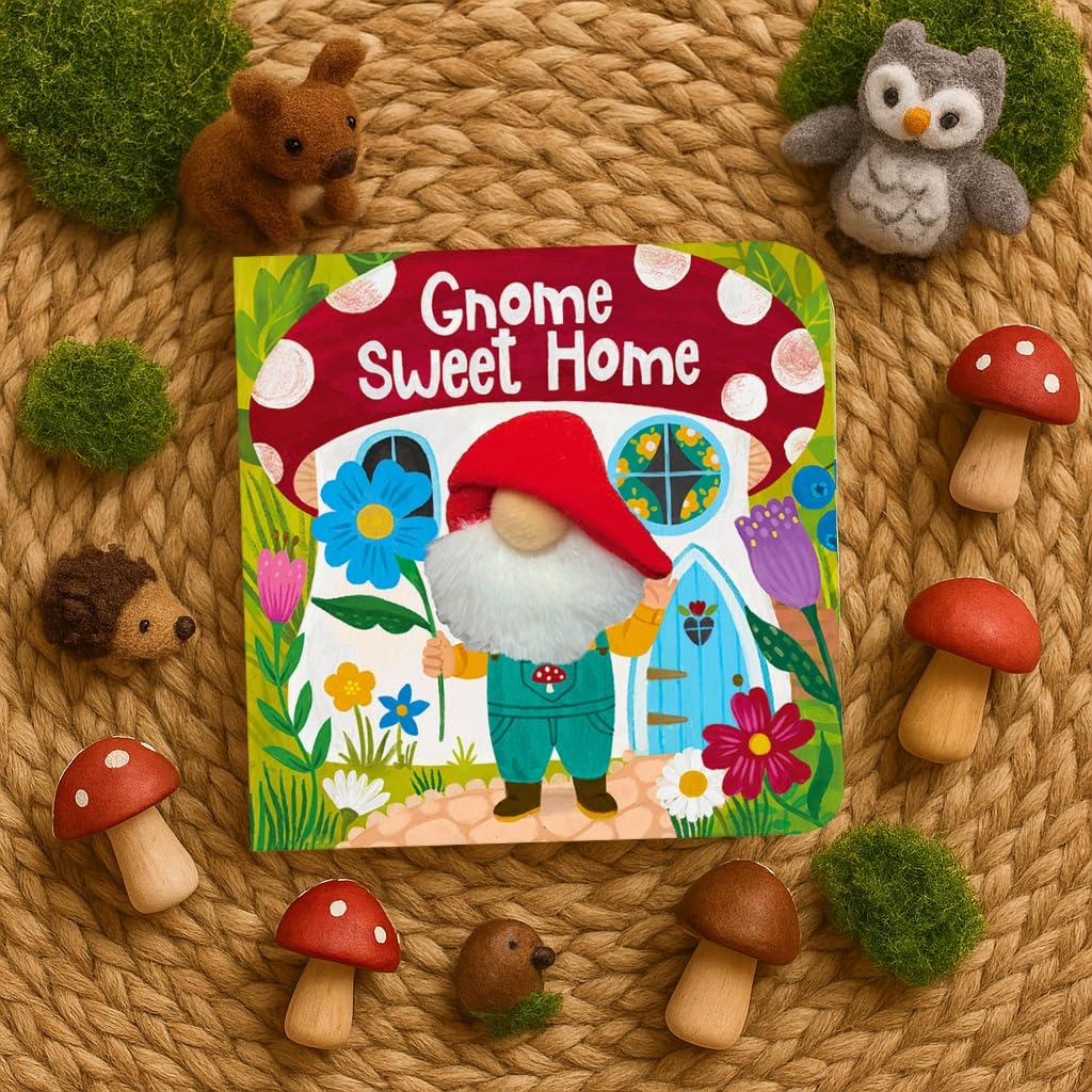 Gnome Sweet Home - Gnome Children's Finger Puppet Board Book