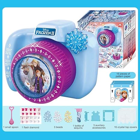 Amazon Co Jp Hopefull アナと雪の女王 3dカメラおもちゃ ステッカーマシン プリンター Diy ディズニープリンセス アナと雪の女王 おままごと ごっこ遊び おもちゃ 女の子 Reliable おもちゃ