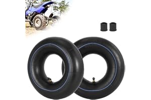 RUHUO 2 Pack of 11x4-4 Inner Tube TR87 Bent Stem also Fits 11X4.00-4 4.10-4 4.10/3.50-4 Tire Replacement for Hand Truck, Lawn Mower, Wheelbarrow, Tractor, Garden Carts Tire Tube