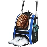 LARIPOP Youth Baseball Bag - Bat Backpack for Baseball, T-Ball & Softball Equipment & Gear, Bat & Glove Holder Gift