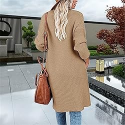 ADJHDFH Womens Sweater Vest Cardigan 3/4 Sleeve