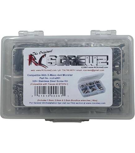 Amazon.com: Traxxas 6787X - 4X4 Stainless Hardware Kit