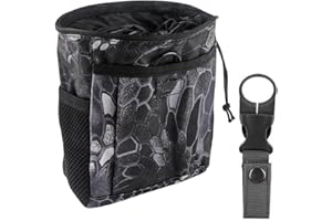 GGBUY Drawstring Highend Rock Climbing Chalk Bag with a Carabiner Different Pockets for Climbing Bouldering, Gymnastics, Gym Pouch, Cross Fit and Lifting