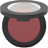 bareMinerals Gen Nude Powder Blush, Mineral-Based Pressed Powder Blush - You Had Me At Merlot - Rich Berry Wine & Gold Pearl, Vegan, Cruelty-Free & Dermatologist-Tested