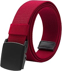 LionVII Men's Elastic Stretch Belt, Breathable