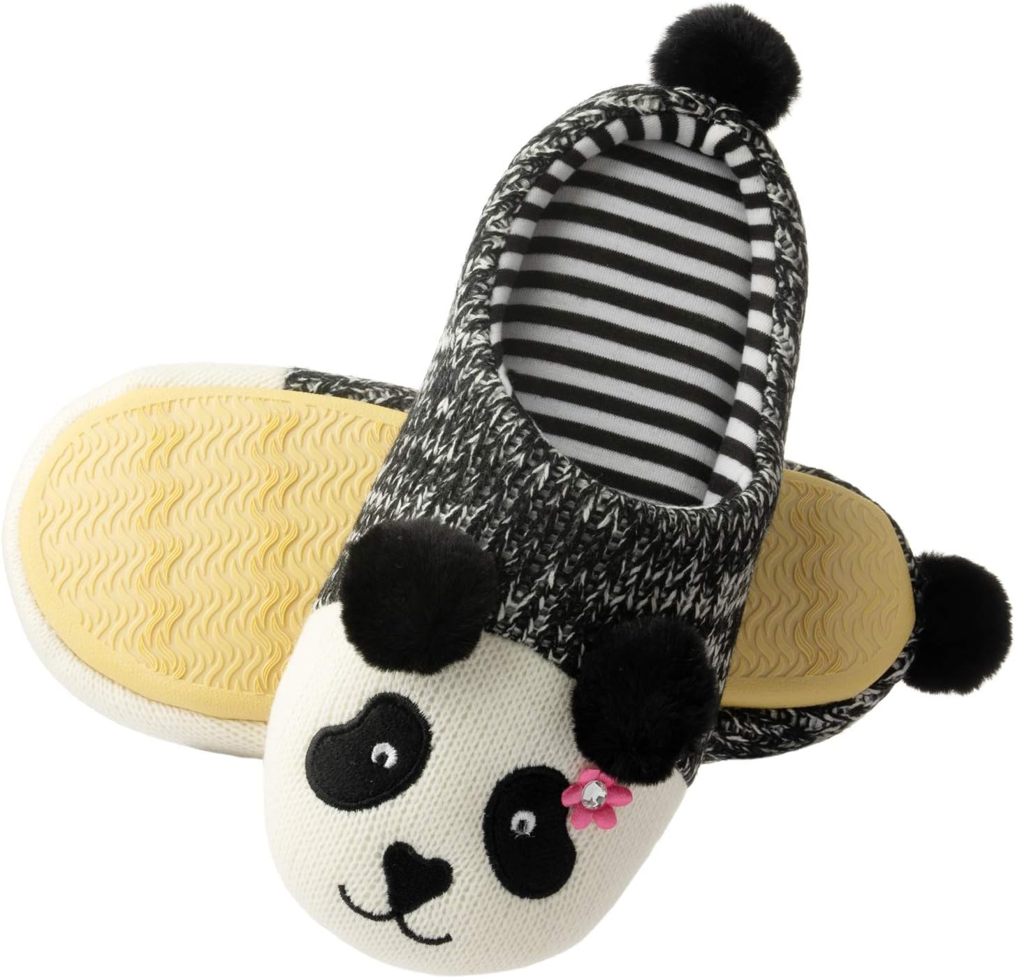 TofernWomen Soft Plush Cute Animal Warm Winter Non Slip Sole House Slipper comfortable Indoor Home Shoes