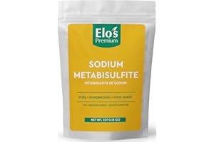 Sodium Metabisulfite (8oz) | Packed in Canada| 100% Pure Food-Grade and Kosher Friendly Additive| Preservative and Antioxidan