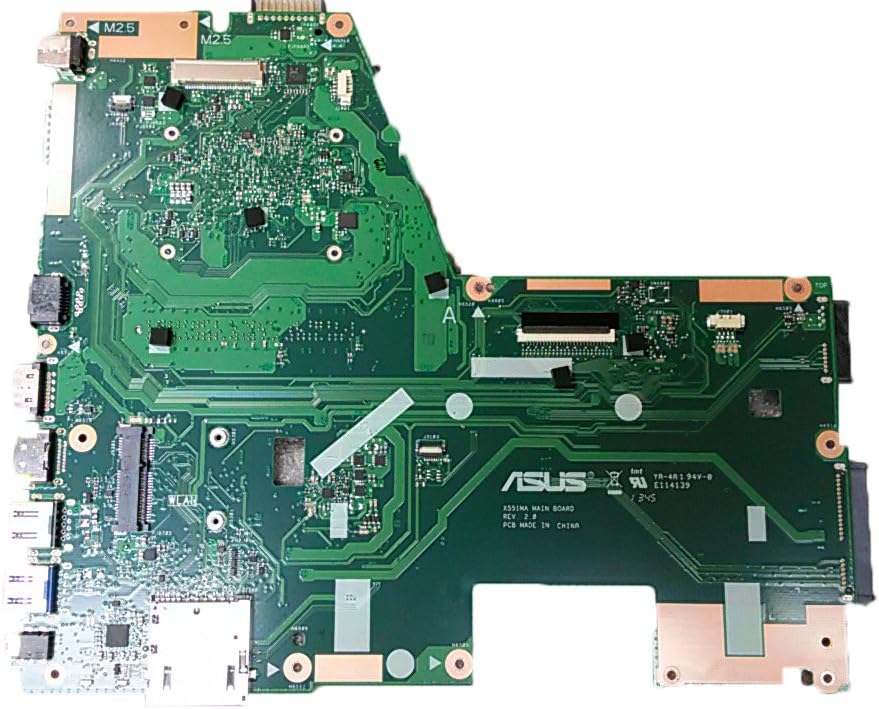 Refurbished Asus 60nb0480 Mb1501 X551ma Intel Bga 1170 Celeron N2815 1 87ghz Laptop Motherboard Amazon Co Uk Computers Accessories