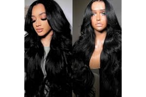 XECTVVE 30 Inch Glueless Wigs Human Hair 13x4 Lace Front Wig Human Hair Wear and Go Body Wave Wigs For Black Women Pre Plucked Skin-like Lace Wig Human Hair With Baby Hair 180% Density