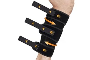 Hiball Adjustable Calf Brace for Men Women, Lower Leg Compression Wrap, Calf Compression Sleeve with Six Nylon Buckle Pressure Strips, Shin Splint & Calf Support for Torn Calf Muscle, Varicose Veins