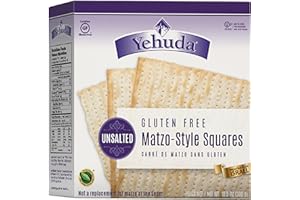Yehuda Matzoh Gluten Free Unsalted Matzo, 3 Count