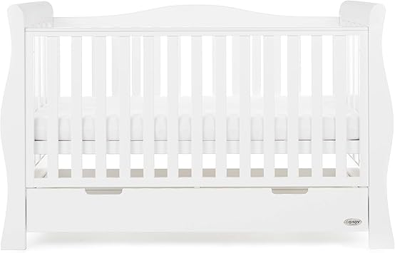 stamford luxe sleigh cot bed