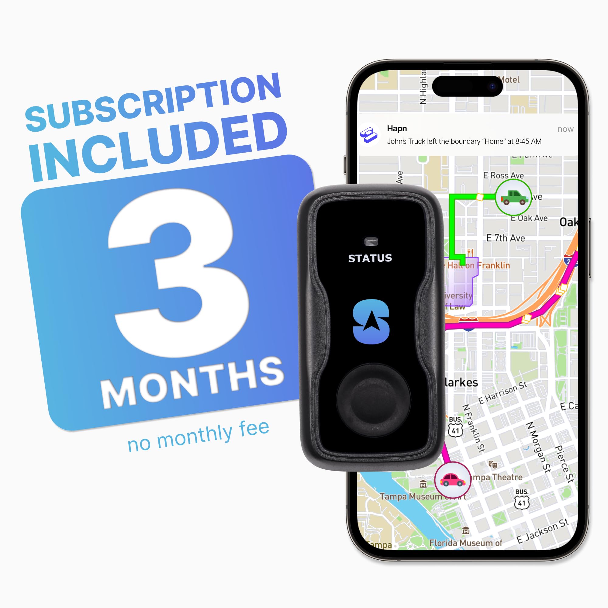 Spy Tec Micro GPS Tracker for Vehicles, Car, Family, Assets | Smallest Portable Real Time GPS Tracking Device. US & Worldwide. Up to 34 Day Battery Life, 3 Month Subscription Included