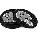 Malogtan Coasters for Drinks,Cup Coasters Set of 4 for Tabletop,Coffee Table,Black Design Drinking Coaster for Sport Football Fans,4 Inches Non-Slip Rubber Base
