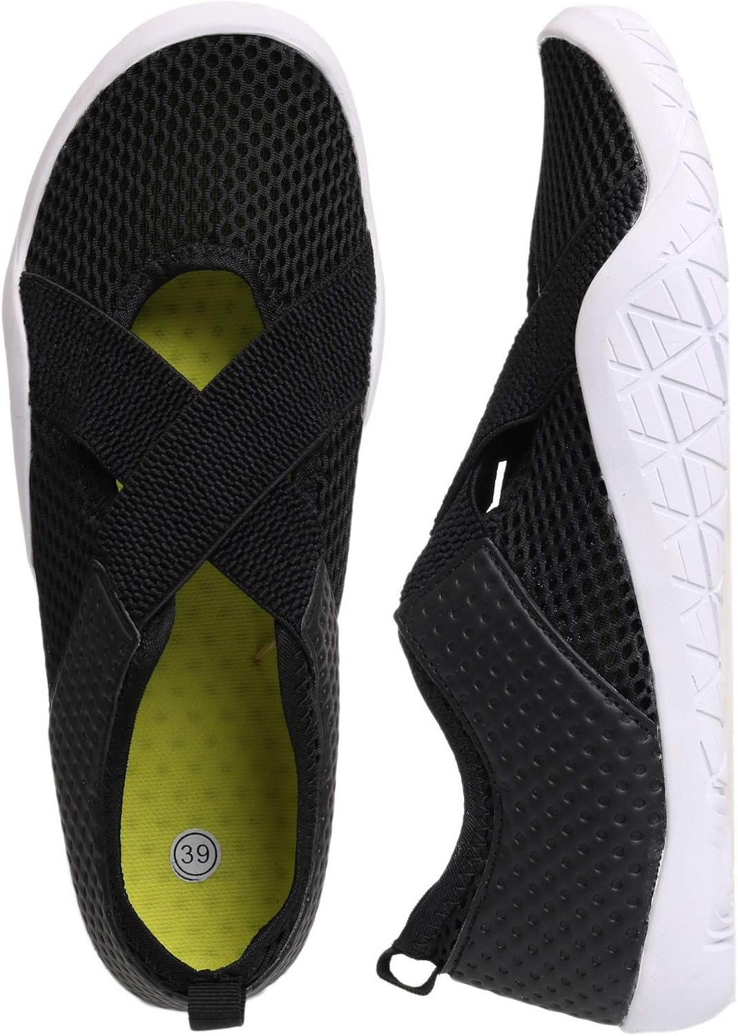 Amazon.com | WHITIN Women's Mary Jane Water Shoes for Aqua Hiking Trail Running Sport Minimalist 