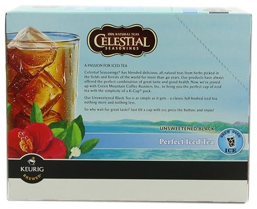 Amazon Com Celestial Black Tea Unsweetened Perfect Iced Tea K