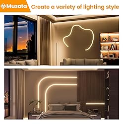 Muzata 16.4FT/5Meter Plus-Size Spotless Silicone