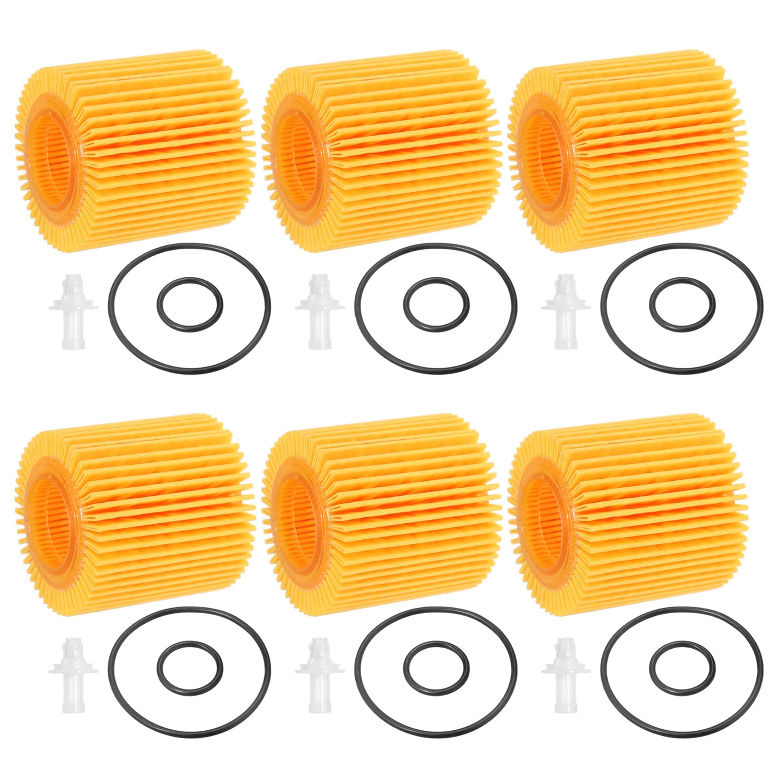 Photo 1 of Hoypeyfiy Engine Oil Filter Kit Replacement for Toyota Avalon Camry RAV4 Sienna Scion IM XD 04152YZZA1 Oil Filter Replacement for Lexus ES300h ES350 IS200t RX350 RX450h (6)