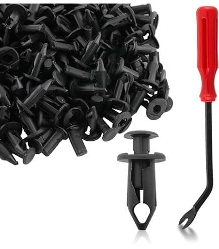 Amazon.com: 200PCS Nylon Fender Fastener Rivet Push Clips Fender