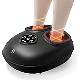 COMFIER Shiatsu Foot Massager with Heat, Electric Foot Massager for Neuropathy,Rolling Compression,Plantar Fasciitis Relief,Extra Large Foot Up to Size 14