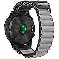 Compatible With Garmin, Rugged Woven Nylon Sport Band with G-hook Watch Band For fēnix/Forerunner/Vivoactive/Approach/MARQ/quatix/D2 Series Tough Replacement Band For Men