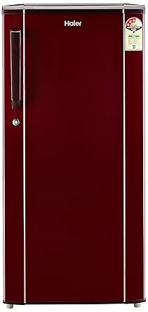 Haier 190 L 3 Star Direct Cool Single Door Refrigerator(HED-19TBR, Basic/Burgandy Red)