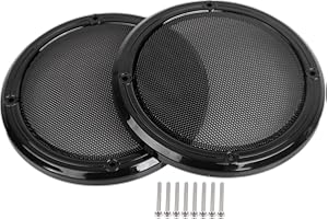YDLMT All Black Rear Tour Pack Speaker Cover Mesh Grills for Harley Electra Glide Ultra Classic FLHTCU FLHTCUL FLHTCLTC 2014-2023, Road Glide Ultra 2016-2019