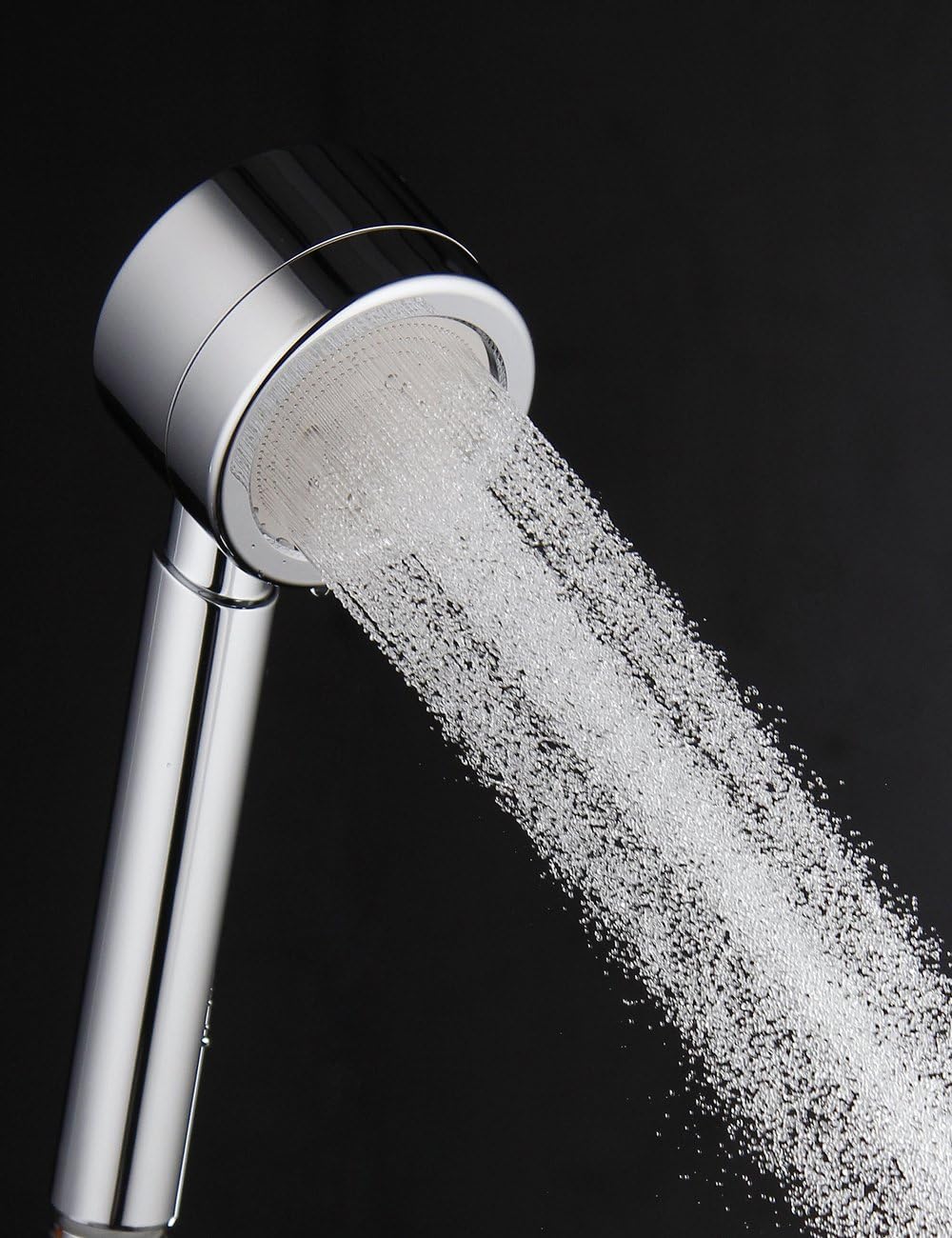 Aquatimez Low Pressure Handheld Shower Head for Low Pressure Water Condition for Saving Water Round Shower Head,Bathroom Accessories for Bath Taps and Mixer Taps (Chrome)