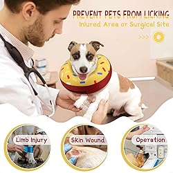 Supet Inflatable Dog Cone Collar Alternative After