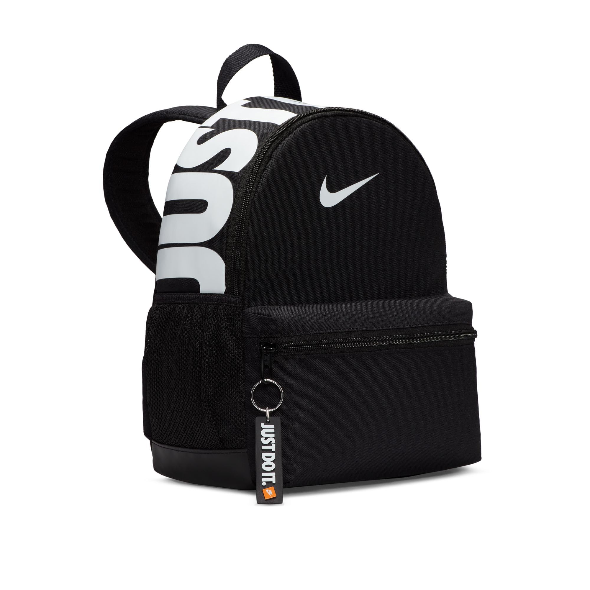 Nike Y Nk Brsla Jdi Mini Bkpk Sports Backpack - Black/Black/(Glossy White), MISC