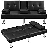 Yaheetech Convertible Sofa Bed Adjustable Couch