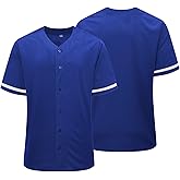 Tocament Baseball Jersey for Men and Women,Hipster Hip Hop Sports Uniforms,Shirts Short Sleeve for Custom Button up Shirt