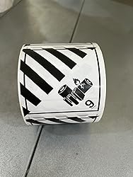 Lithium Ion Battery Label- 4" x 4" High Adhesive
