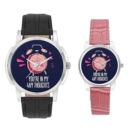 Gifts for Couple, Multicolor Dial Wrist Watch for Men and Women