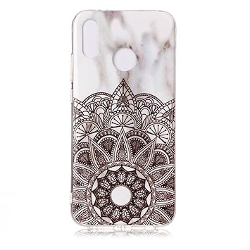 Lomogo Huawei P20 Lite/nova 3e Case Soft Silicon Case Shockproof Anti-Scratch Marble Case Cover for Huawei P20Lite / nova3e - LOYHU20947 L3