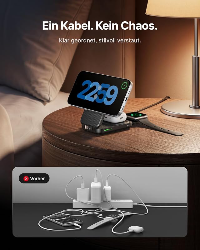 for Mag-Safe Ladegerät, 15W Qi2-Zertifiziertes Induktive Ladestation