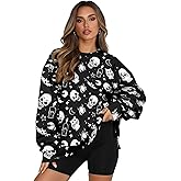Yuuxorilu Sweatshirts for Women Casual Long Sleeve Shirts Casual Pullover Tops Size S-3XL