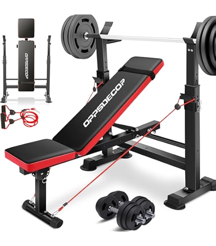 Incline Bench CAP Adjustable Utility Deluxe W/ Preacher Curl Leg