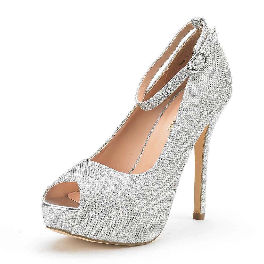 DREAM PAIRS Women's Swan-10 High Heel Plaform Dress Pump Shoes