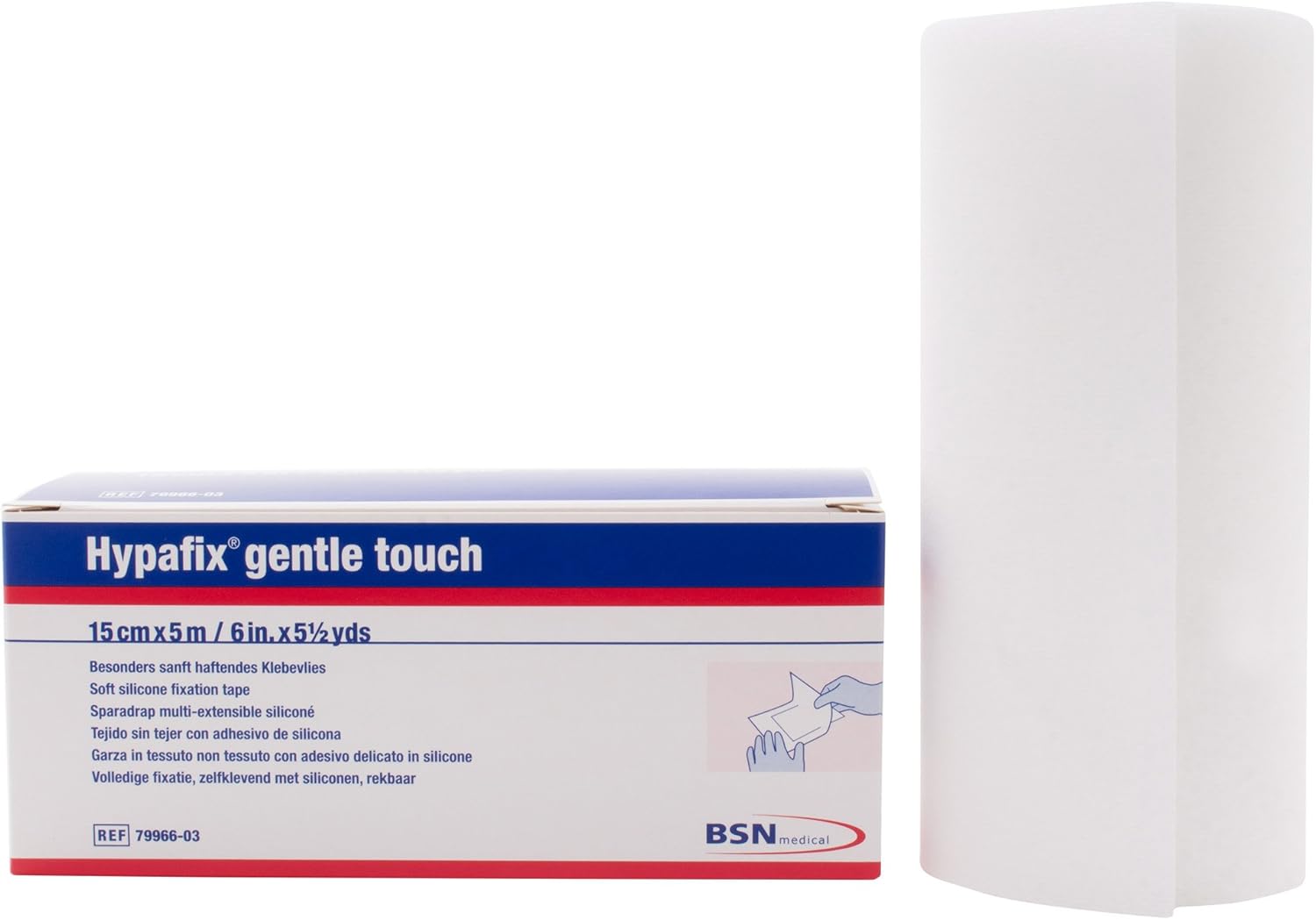 Hypafix® Gentle Touch Soft Silicone Retention Tape for