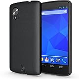 LG Nexus 5 Case - Diztronic Matte Back Flexible TPU Series - Black