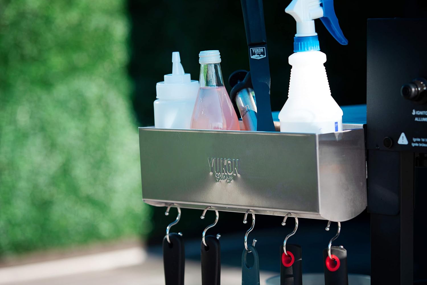 Yukon Glory Stainless Steel Griddle and BBQ Caddy Designed for